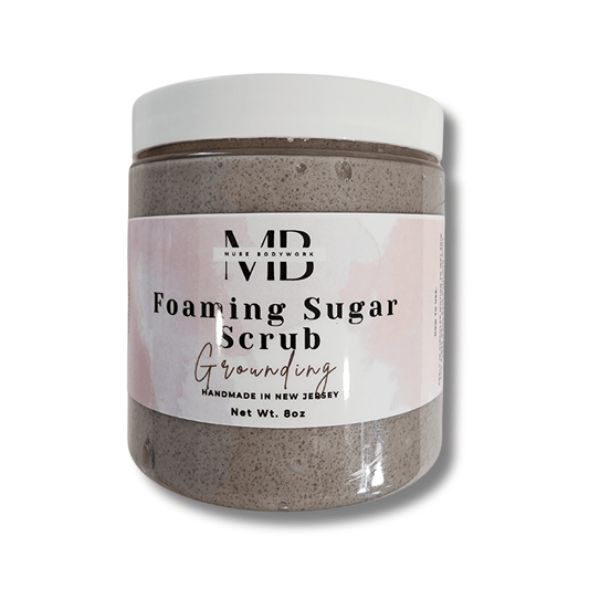 GROUNDING FOAMING SUGAR SCRUB - Muse Bodywork