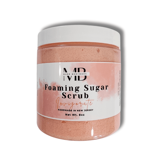 INVIGORATE FOAMING SUGAR SCRUB - Muse Bodywork