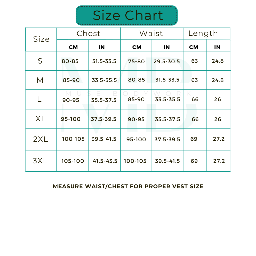 MENS' COMPRESSION VEST - Muse Bodywork