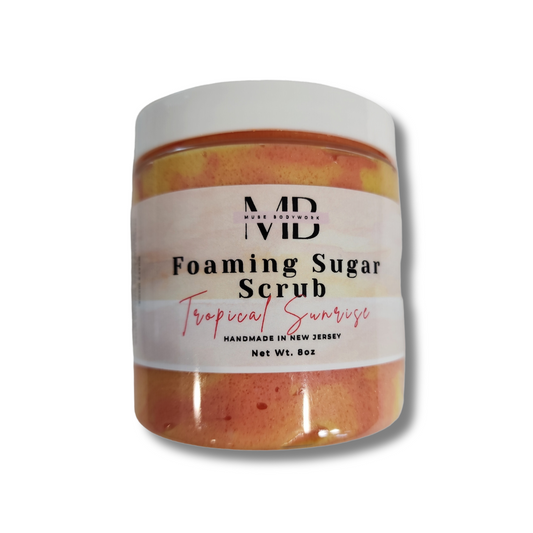 TROPICAL SUNRISE FOAMING SUGAR SCRUB